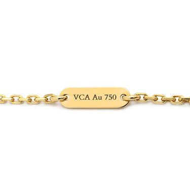 ヴァンクリーフアーペル Van Cleef & Arpels ヴィンテージ アルハンブラ ペンダント VCARA45800 ブラック×イエローゴールド K18YG オニキス ネックレス Au750 18K 黒 オニキス