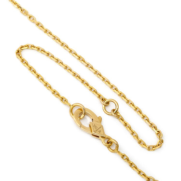 ヴァンクリーフアーペル Van Cleef & Arpels ヴィンテージ アルハンブラ VCARA45800 ブラック×イエローゴールド K18YG オニキス ネックレス Au750 18K オニキス