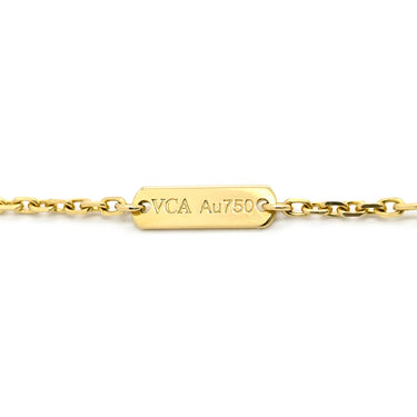 ヴァンクリーフアーペル Van Cleef & Arpels ヴィンテージ アルハンブラ ペンダント VCARP4KL00 イエローゴールド K18YG ネックレス Au750 18K ギヨシェ