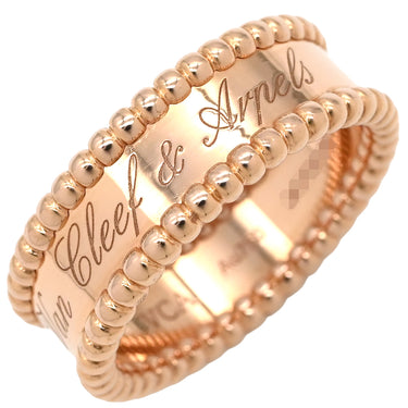ヴァンクリーフアーペル Van Cleef & Arpels ペルレ シニアチュール VCARN32400 ローズゴールド K18PG #60(JP20) リング 指輪 ピンクゴールド 750AU 18K 19.5号