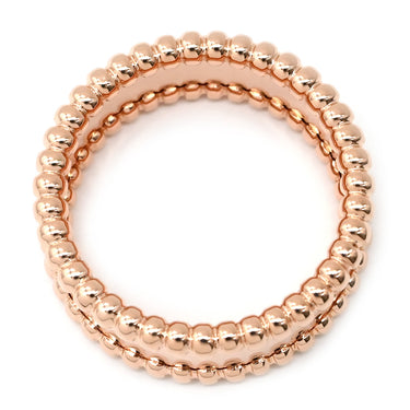 ヴァンクリーフアーペル Van Cleef & Arpels ペルレ シニアチュール VCARN32400 ローズゴールド K18PG #52(JP12) リング 指輪 ピンクゴールド 750AU 18K 11.5号