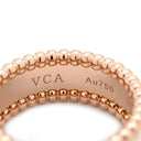 ヴァンクリーフアーペル Van Cleef & Arpels ペルレ シニアチュール VCARN32400 ローズゴールド K18PG #52(JP12) リング 指輪 ピンクゴールド 750AU 18K 11.5号