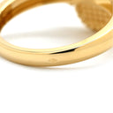 ヴァンクリーフアーペル Van Cleef & Arpels ヴィンテージ アルハンブラ ギヨシェ VCARP6I300 イエローゴールド K18YG #52(JP12) リング 指輪 18K 12号
