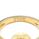 ヴァンクリーフアーペル Van Cleef & Arpels ヴィンテージ アルハンブラ ギヨシェ VCARP6I300 イエローゴールド K18YG #52(JP12) リング 指輪 18K 12号