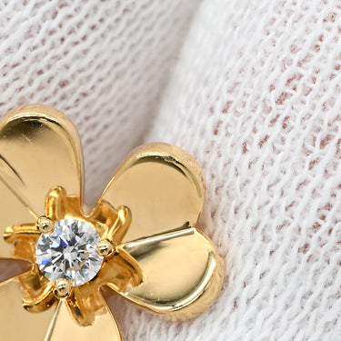 ヴァンクリーフアーペル Van Cleef & Arpels フリヴォル ピアス ミニ VCARPJMN00 イエローゴールド K18YG ダイヤモンド ピアス Au750 18K 18金 ダイヤモンド