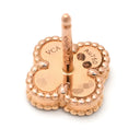ヴァンクリーフアーペル Van Cleef & Arpels スウィート アルハンブラ VCARN6BO00 レッド×ローズゴールド K18PG カーネリアン ピアス Au750 18K 18金 カーネリアン 紅玉髄