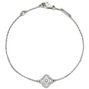 ヴァンクリーフアーペル Van Cleef & Arpels スウィート アルハンブラ VCARO85600 ホワイトゴールド K18WG ダイヤモンド ブレスレット Au750 18K WG ダイヤモンド 12石