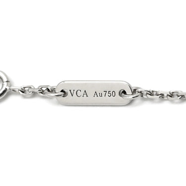 ヴァンクリーフアーペル Van Cleef & Arpels スウィート アルハンブラ VCARO85600 ホワイトゴールド K18WG ダイヤモンド ブレスレット Au750 18K WG ダイヤモンド 12石