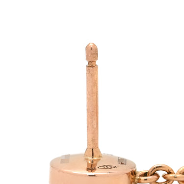 ブルガリ BVLGARI ブルガリブルガリ パールホワイト×ピンクゴールド K18PG ダイヤモンド ホワイトマザーオブパール ピアス Au750 ダイヤ ドロップ スイング マザーオブパール シェル