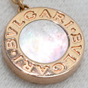 ブルガリ BVLGARI ブルガリブルガリ パールホワイト×ピンクゴールド K18PG ダイヤモンド ホワイトマザーオブパール ピアス Au750 ダイヤ ドロップ スイング マザーオブパール シェル