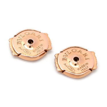 ブルガリ BVLGARI ブルガリブルガリ パールホワイト×ピンクゴールド K18PG ダイヤモンド ホワイトマザーオブパール ピアス Au750 ダイヤ ドロップ スイング マザーオブパール シェル