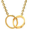 カルティエ Cartier ベビー ラブ B7212400 イエローゴールド K18YG ネックレス LOVE K18YG Au750 18K 18金 ビスモチーフ 2連