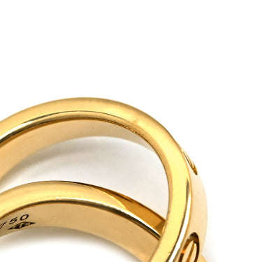 カルティエ Cartier ベビー ラブ B7212400 イエローゴールド K18YG ネックレス LOVE K18YG Au750 18K 18金 ビスモチーフ 2連