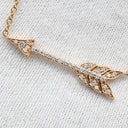 ティファニー Tiffany & Co アロー ダイヤ ネックレス ピンクゴールド K18PG ダイヤモンド ネックレス T&Co. K18PG RG Au750 18K 18金 アローモチーフ 矢