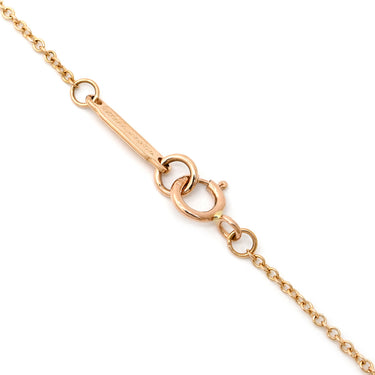 ティファニー Tiffany & Co アトラス オープン メダリオン ダイヤモンド ピンクゴールド K18PG ダイヤモンド ネックレス T&Co. K18PG Au750 18K 18金
