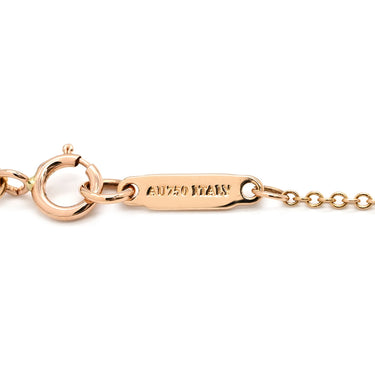 ティファニー Tiffany & Co アトラス オープン メダリオン ダイヤモンド ピンクゴールド K18PG ダイヤモンド ネックレス T&Co. K18PG Au750 18K 18金