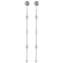 ティファニー Tiffany & Co バイザヤード ダイヤ ホワイトゴールド K18WG ダイヤモンド ピアス Au750 18K 18金 エルサ ペレッティ 5P 5粒 5石 ドロップ スイング