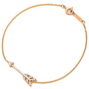 ティファニー Tiffany & Co アロー ローズゴールド K18RG ダイヤモンド ブレスレット T&Co. Au750 18K 18金 メレ ダイヤ 矢モチーフ