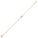 ティファニー Tiffany & Co アロー ローズゴールド K18RG ダイヤモンド ブレスレット T&Co. Au750 18K 18金 メレ ダイヤ 矢モチーフ