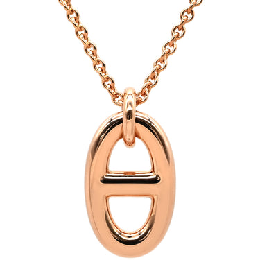 エルメス HERMES ファランドール PM ペンダント H108615B 00 ローズゴールド K18PG ネックレス ピンクゴールド 18K 750 RG PG