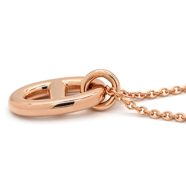 エルメス HERMES ファランドール PM ペンダント H108615B 00 ローズゴールド K18PG ネックレス ピンクゴールド 18K 750 RG PG
