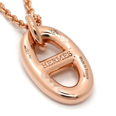 エルメス HERMES ファランドール PM ペンダント H108615B 00 ローズゴールド K18PG ネックレス ピンクゴールド 18K 750 RG PG
