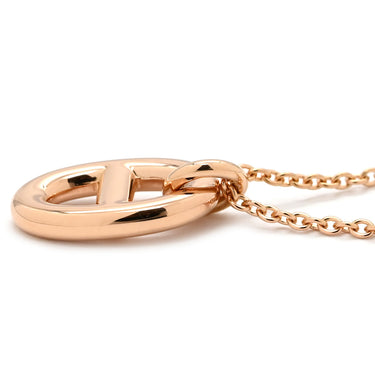 エルメス HERMES ファランドール PM ペンダント H108615B 00 ローズゴールド K18PG ネックレス ピンクゴールド 18K 750 RG PG