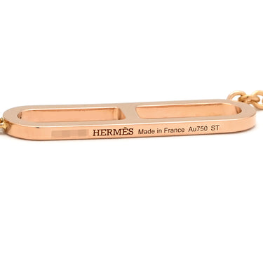 エルメス HERMES エヴァー シェーヌダンクル ローズゴールド K18PG ST ネックレス ピンクゴールド 18K 750AU