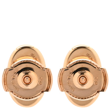 エルメス HERMES シェーヌダンクル コントゥール ダイヤ ローズゴールド K18PG ダイヤモンド ピアス ピンクゴールド 18K 750 RG PG