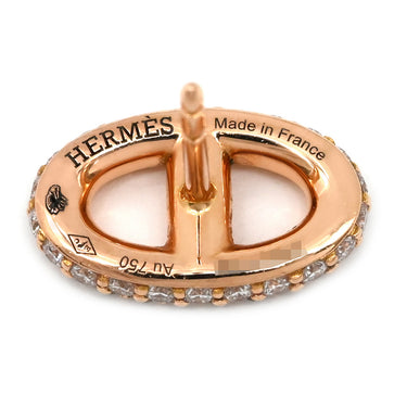 エルメス HERMES ファランドール ダイヤ H221516B ローズゴールド K18PG ダイヤモンド ピアス ピンクゴールド K18 Au750 18K 18金 シェーヌダンクル