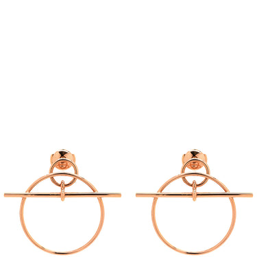 エルメス HERMES エシャペ PM H105117B 00 ローズゴールド K18PG ピアス ピンクゴールド 18K 750 RG ラウンド