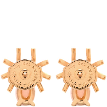 ショーメ CHAUMET アトラップ モア ビー ピンク×ピンクゴールド K18PG ダイヤモンド ピンクオパール ピアス ハチモチーフ 蜂 オパール ダイヤモンド