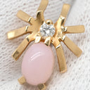ショーメ CHAUMET アトラップ モア ビー ピンク×ピンクゴールド K18PG ダイヤモンド ピンクオパール ピアス ハチモチーフ 蜂 オパール ダイヤモンド