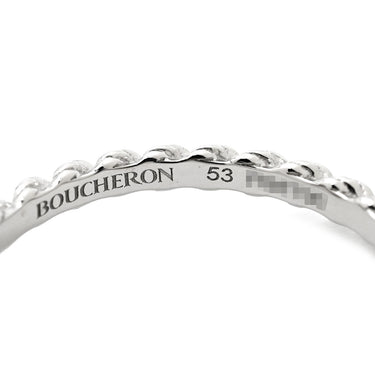 ブシュロン BOUCHERON セルパンボエム エクストラスモール JRG02195 ホワイトゴールド K18WG ダイヤモンド #53(JP13) リング 指輪 18K 750 8P ダイヤ 12号