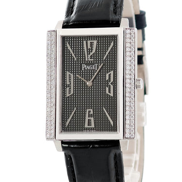 腕時計 ピアジェ PIAGET ライムライト 1967 G0A28083 手巻き メンズ K18WG無垢 純正ダイヤ ブラック 黒 アラビア バー