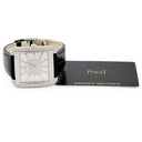 腕時計 ピアジェ PIAGET ブラック タイ プロトコール XXL G0A32006 手巻き メンズ K18WG無垢 純正ダイヤ シルバー スクエア