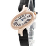 腕時計 カルティエ Cartier デリス ドゥ カルティエ SM W8100009 クオーツ レディース K18PG無垢 シルバー ローマン オーバル