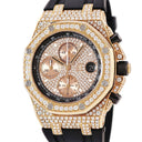 腕時計 オーデマピゲ AUDEMARS PIGUET ロイヤルオーク オフショア クロノグラフ 26470OR.OO.A002CR.01 自動巻き メンズ K18PG無垢 ダイヤ
