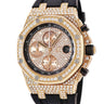 腕時計 オーデマピゲ AUDEMARS PIGUET ロイヤルオーク オフショア クロノグラフ 26470OR.OO.A002CR.01 自動巻き メンズ K18PG無垢 ダイヤ