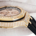 腕時計 オーデマピゲ AUDEMARS PIGUET ロイヤルオーク オフショア クロノグラフ 26470OR.OO.A002CR.01 自動巻き メンズ K18PG無垢 ダイヤ