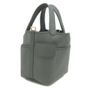 エルメス HERMES ピコタンロック カーゴPM ヴェールマングローブ ヴォースイフト トワルゴエラン ハンドバッグ ゴールド金具 新品 未使用 2025年製