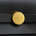 エルメス HERMES エールバッグジップ ミニ 20 ブラック キャンバス レザー トワルミリタリー ヴァッシュハンター ショルダーバッグ ゴールド金具 新品 未使用 黒