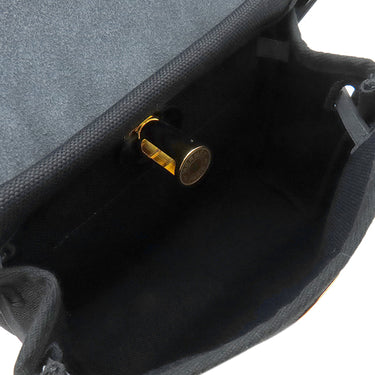 エルメス HERMES エールバッグジップ ミニ 20 ブラック キャンバス レザー トワルミリタリー ヴァッシュハンター ショルダーバッグ ゴールド金具 新品 未使用 黒