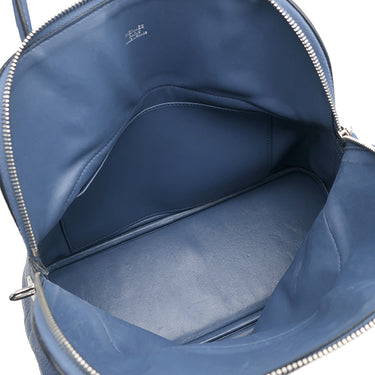 エルメス HERMES ボリード31 ブルーアガット トリヨンクレマンス 2WAYバッグ シルバー金具 青 ハンドバッグ ショルダー