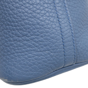 エルメス HERMES ボリード31 ブルーアガット トリヨンクレマンス 2WAYバッグ シルバー金具 青 ハンドバッグ ショルダー