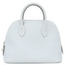 エルメス HERMES ボリード1923 25 ヴェルソ ブループリュム×ナタ ヴォーエプソン 2WAYバッグ シルバー金具 水色 アイボリー バイカラー
