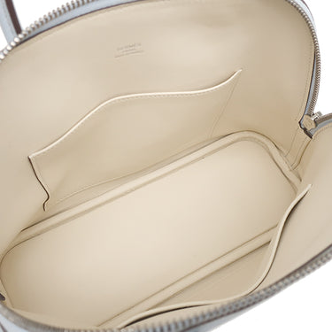 エルメス HERMES ボリード1923 25 ヴェルソ ブループリュム×ナタ ヴォーエプソン 2WAYバッグ シルバー金具 水色 アイボリー バイカラー