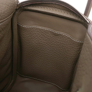 エルメス HERMES リンディ26 エトゥープ トリヨンクレマンス 2WAYバッグ シルバー金具 グレージュ