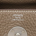 エルメス HERMES リンディ26 エトゥープ トリヨンクレマンス 2WAYバッグ シルバー金具 グレージュ