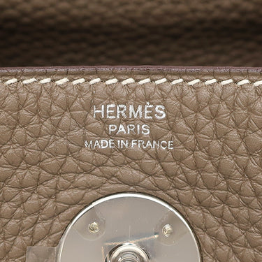 エルメス HERMES リンディ26 エトゥープ トリヨンクレマンス 2WAYバッグ シルバー金具 グレージュ